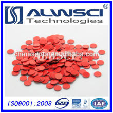 Proveedor de China 9mm Red PTFE / Blanco Silicona / Red PTFE septa